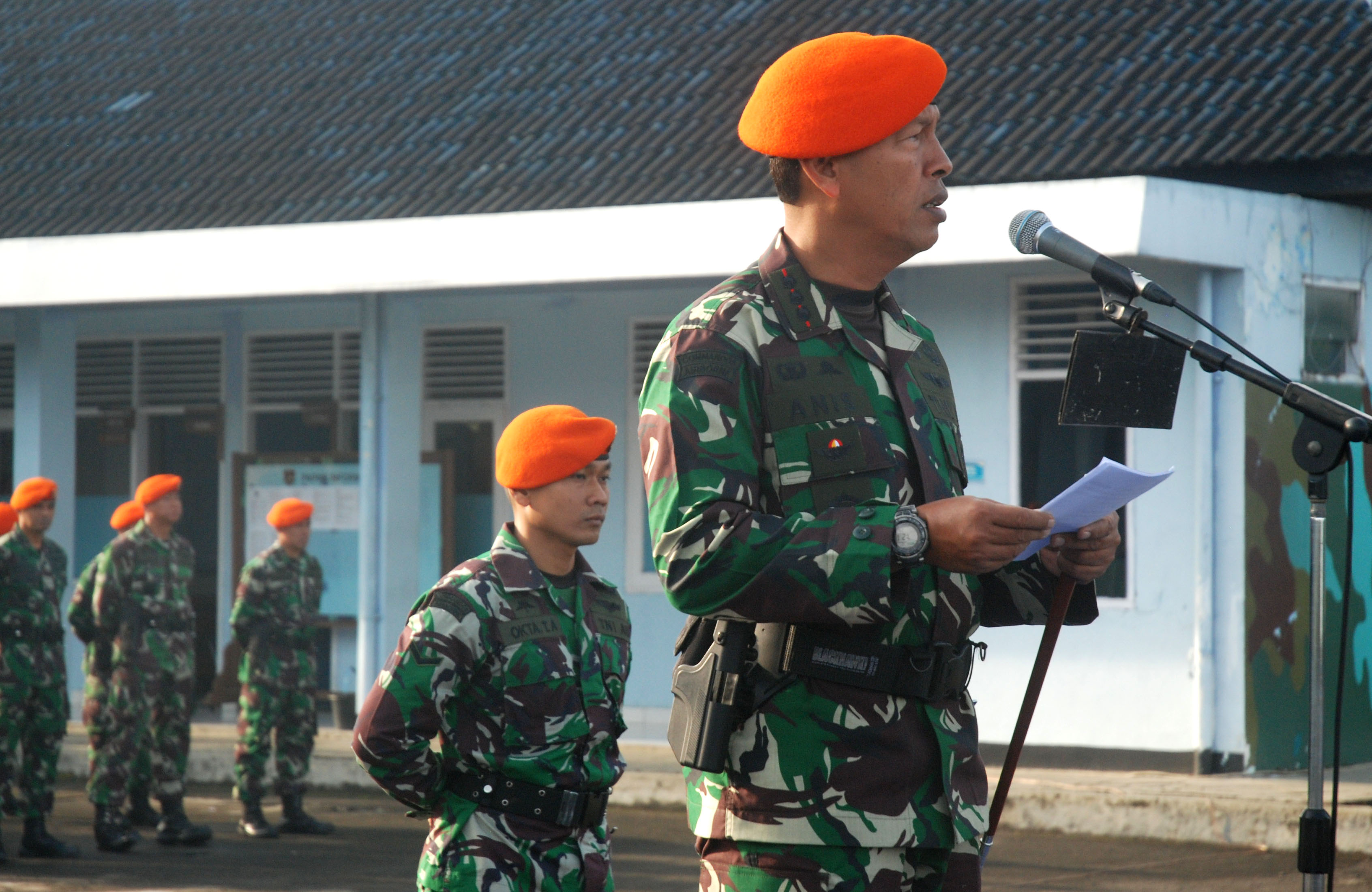 Danpusdiklat Paskhas Buka Latihan Pemantapan Batih Dan Baops Satuan