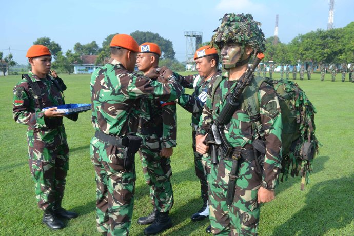 Batalyon Komando Paskhas Gelar Latihan Satuan Tingkat Batalyon