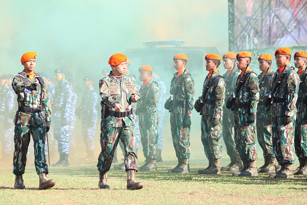 Tongkat Kepemimpinan Berganti Komandan Wing Komando Ii Kopasgat Pimpin