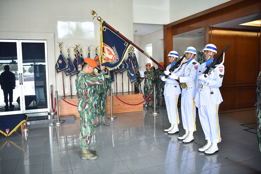 Dankopasgat Pimpin Serah Terima Jabatan Kepala Keuangan Kopasgat