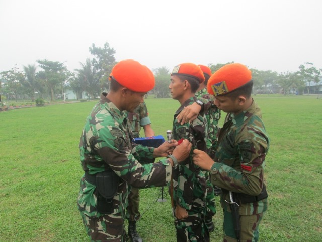 Kenaikan Pangkat Prajurit Yonko Paskhas Kopasgat Komando