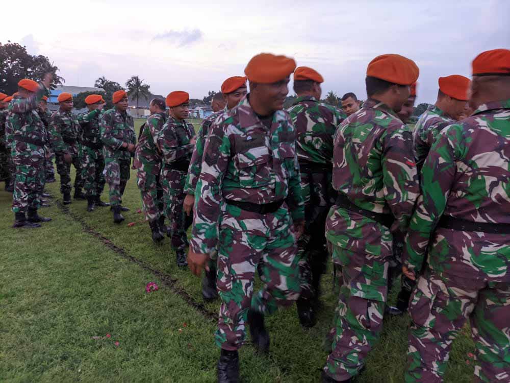 Upacara Tradisi Kenaikan Pangkat Prajurit Yonko 469 Kopasgat - KOPASGAT ...