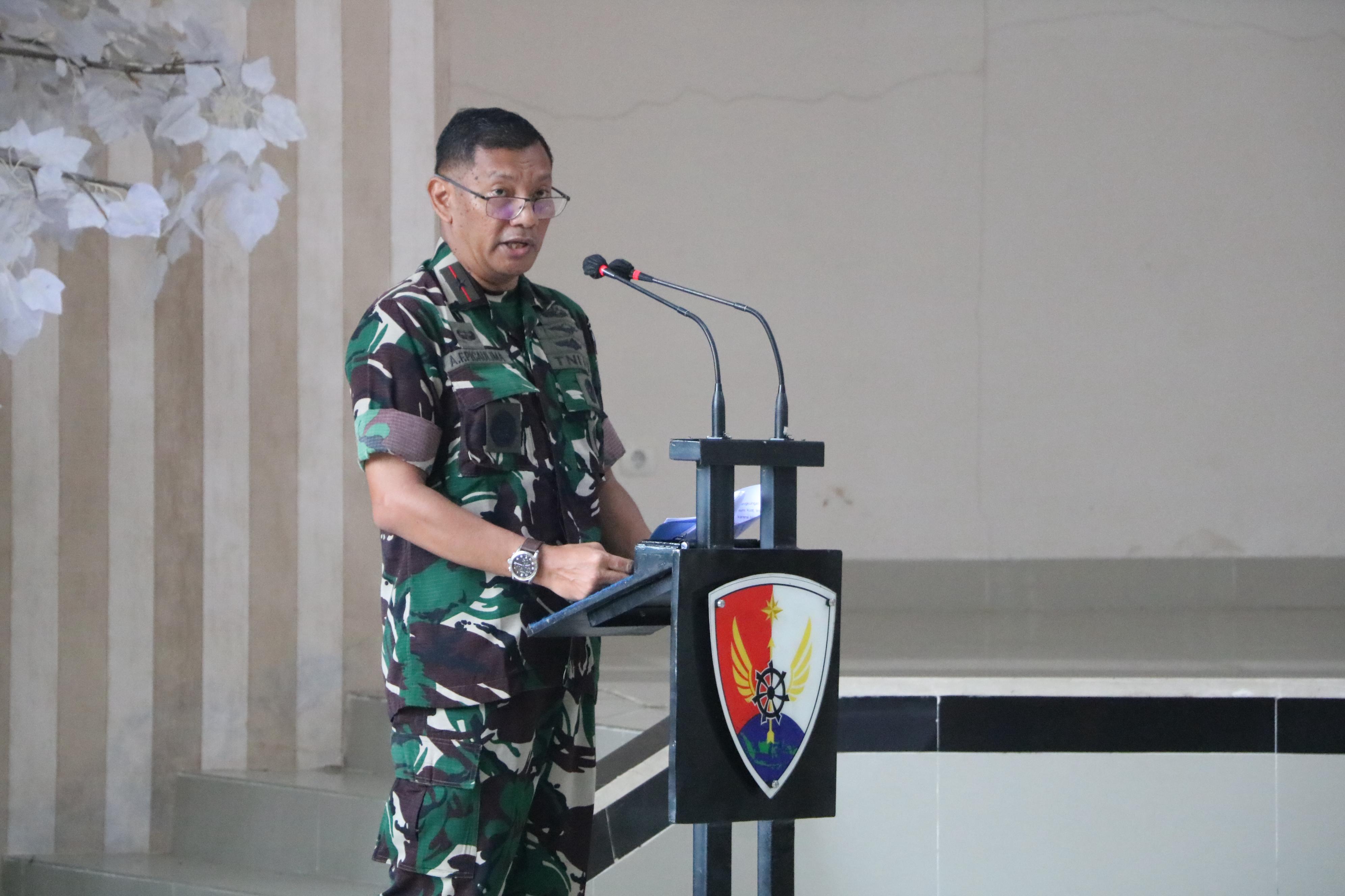 Dansat Bravo Ikuti Ceramah Lambangja Rtza Di Aula Iskandar Lanud Ats