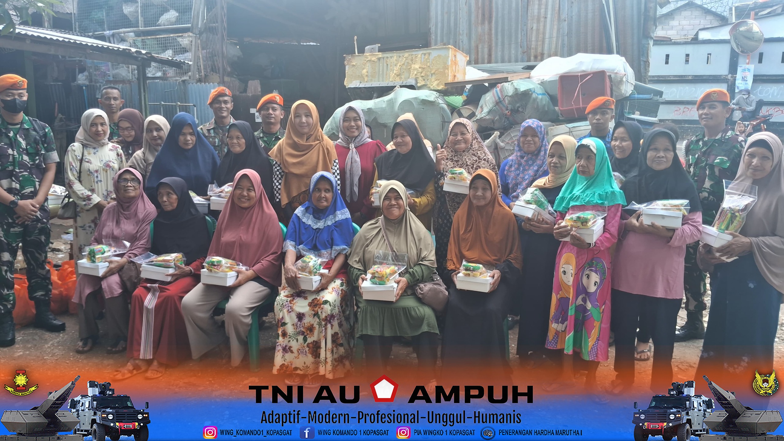 Jumat Berkah Wing Komando I Kopasgat Di Bulan Suci Ramadhan