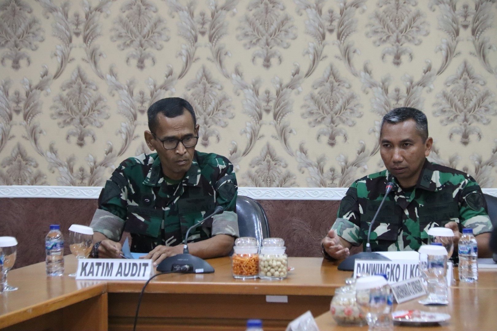Entry Meeting Tim Audit Kinerja It Kopasgat di Mawing Komando II Kopasgat