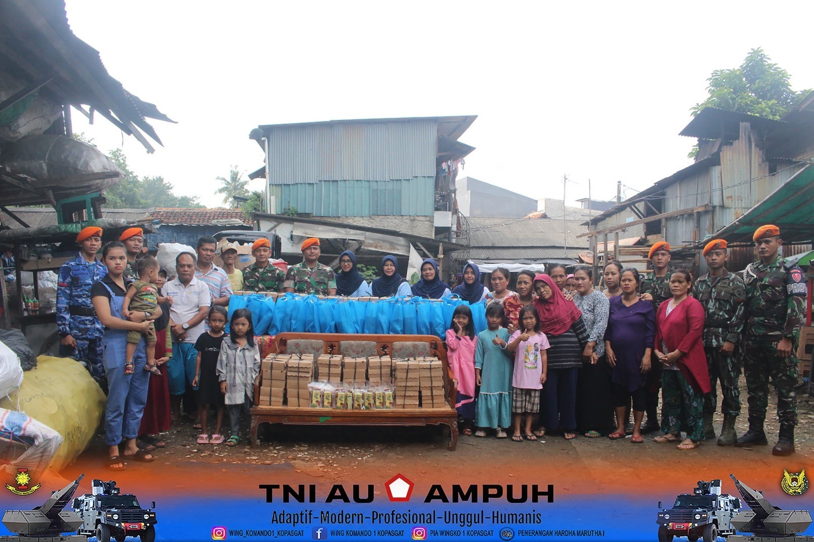 Jumat Berkah Wing Komando I Kopasgat
