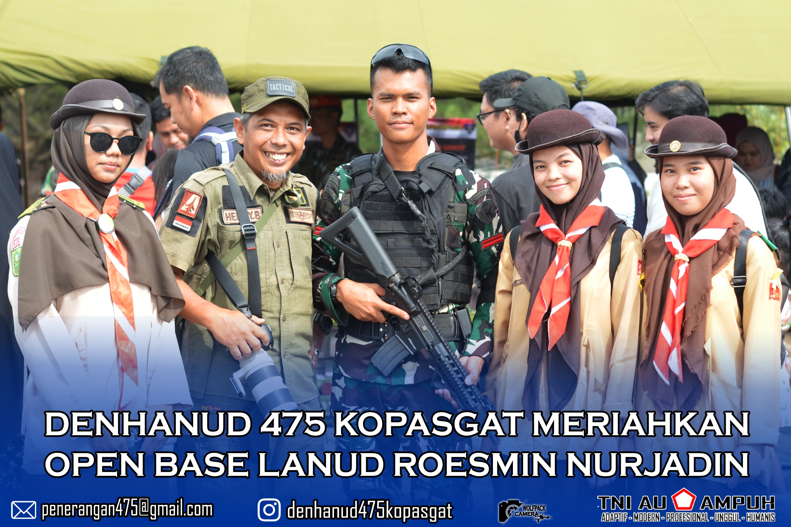 Denhanud  475 Kopasgat Memeriahkan Acara Open Base