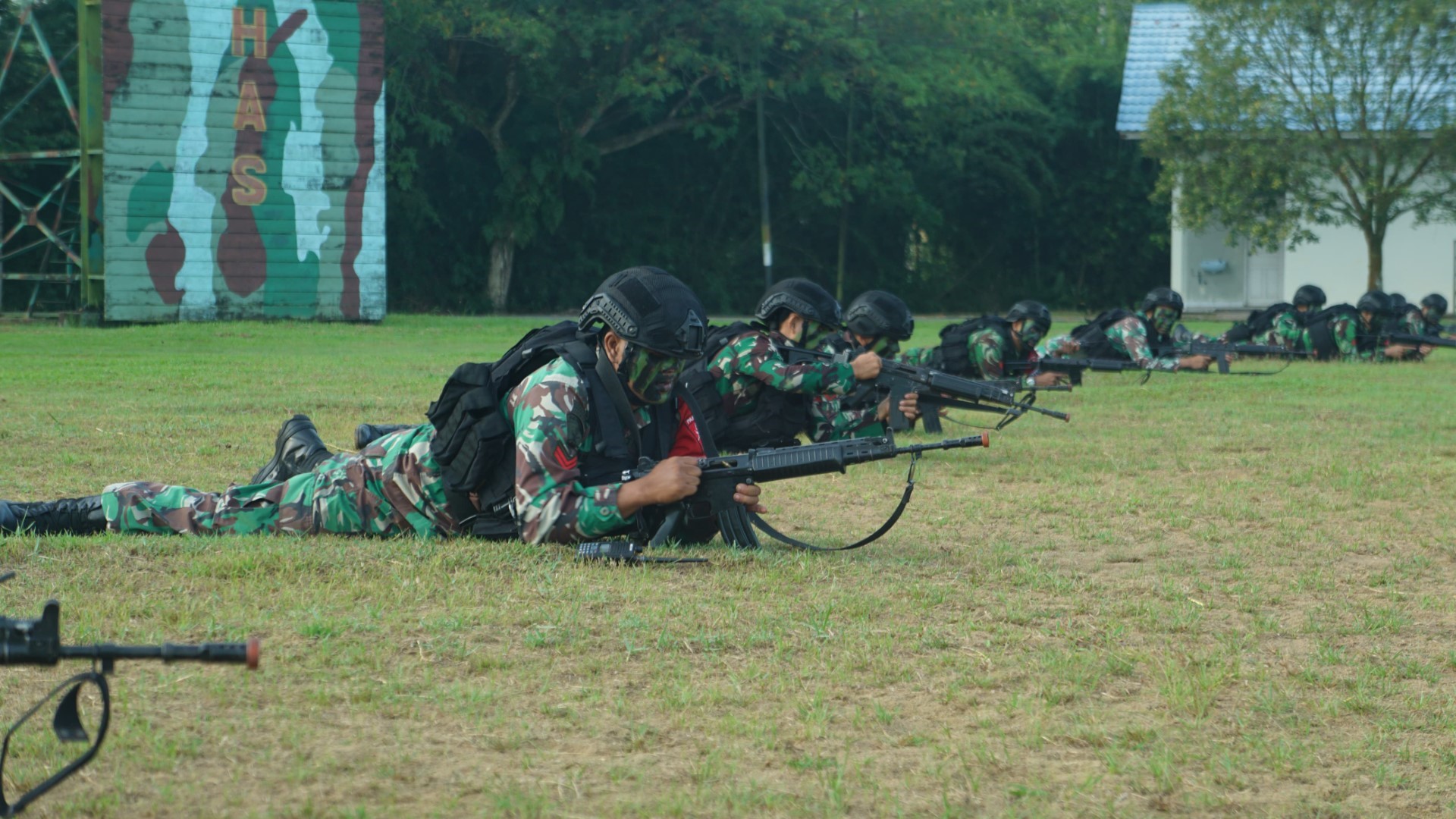 Prajurit Brajamusti Gelar Latihan Puncak Harda Maruta III TA. 2025 di Wilayah Pontianak