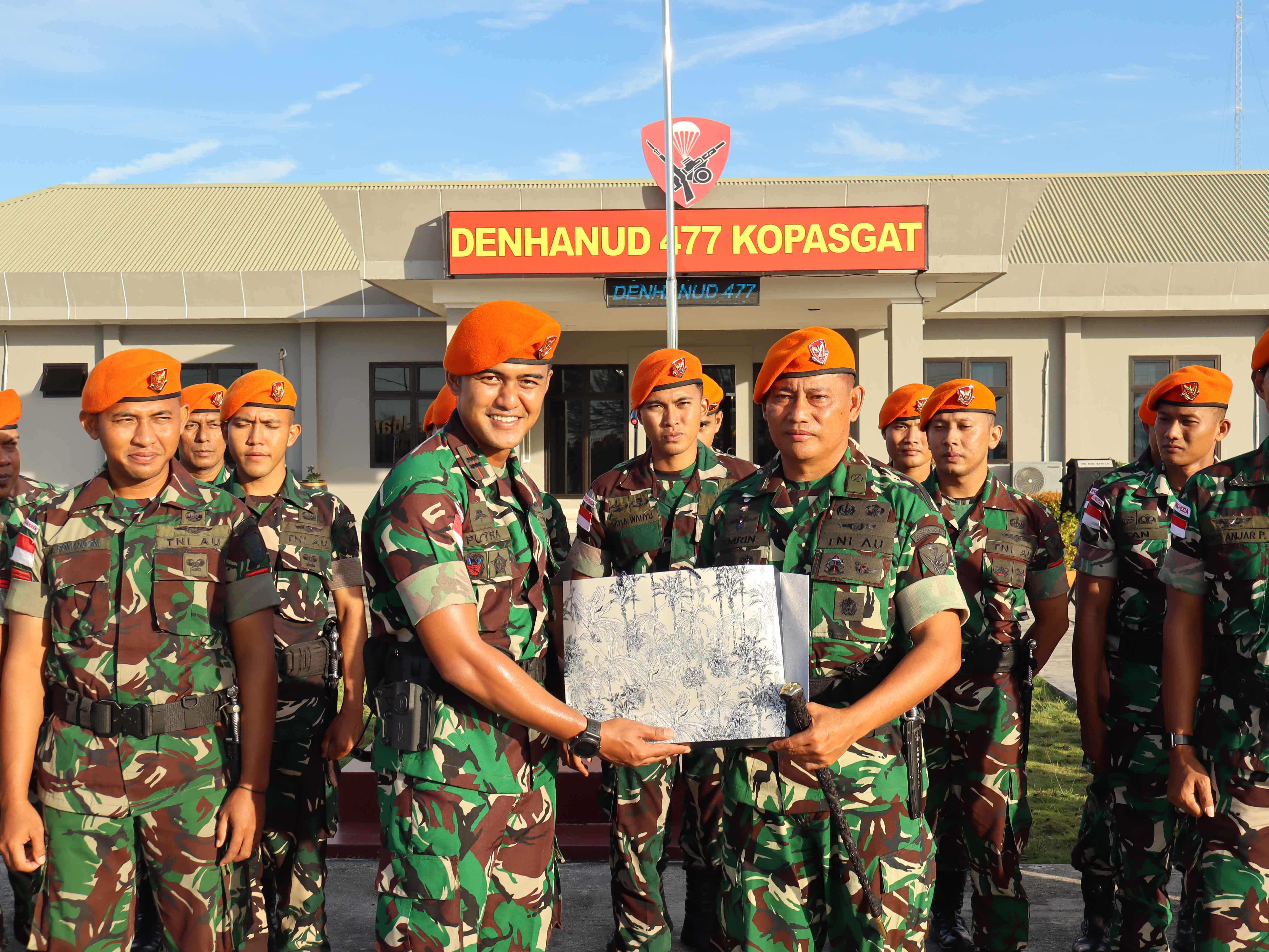 Denhanud 477 Kopasgat Laksanakan Tradisi Pelepasan Perwira Mutasi Jabatan