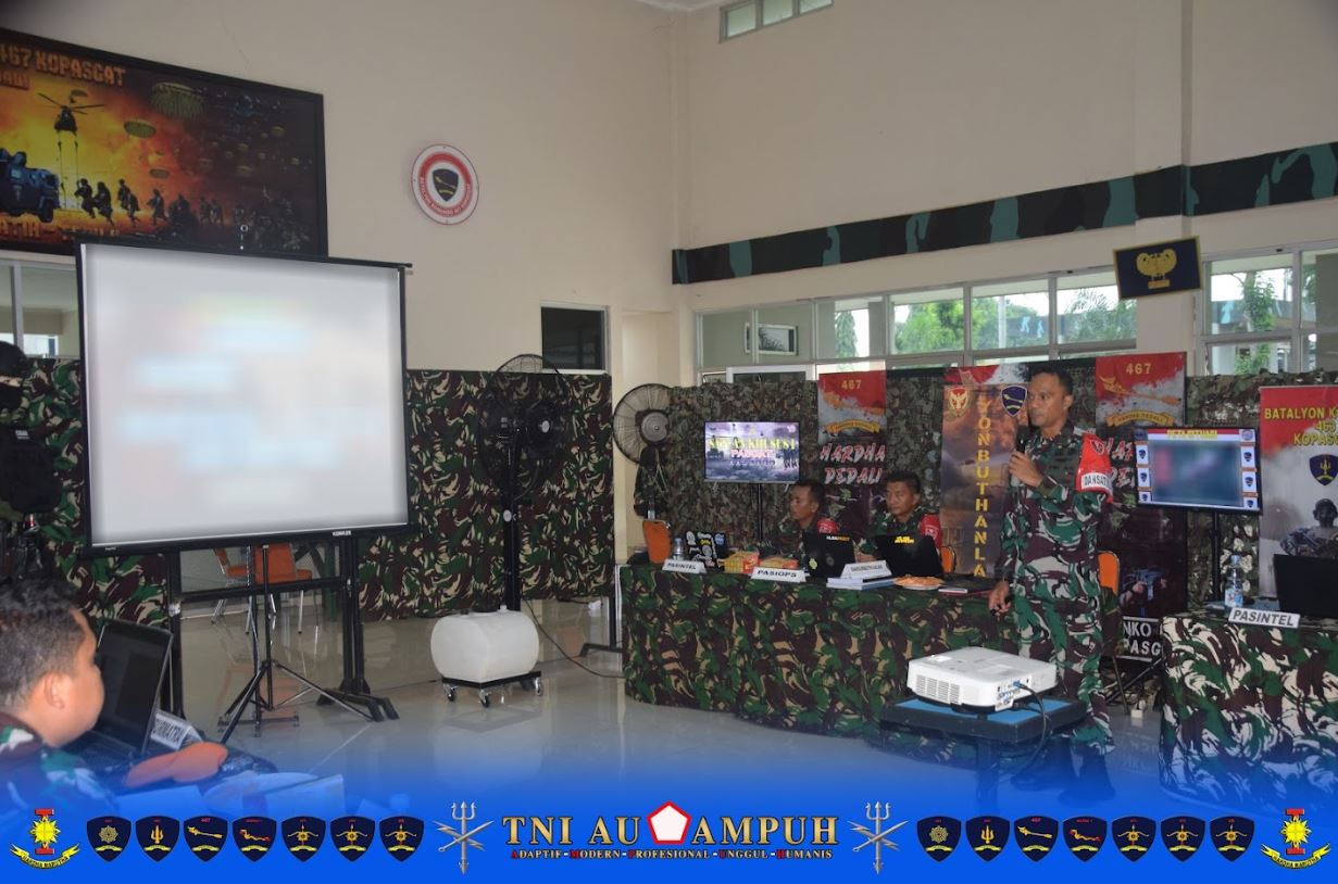 KOMANDAN WING KOMANDO I KOPASGAT IKUTI PEMBUKAAN GLADI POSKO LATIHAN TRISULA PERKASA T.A 2025