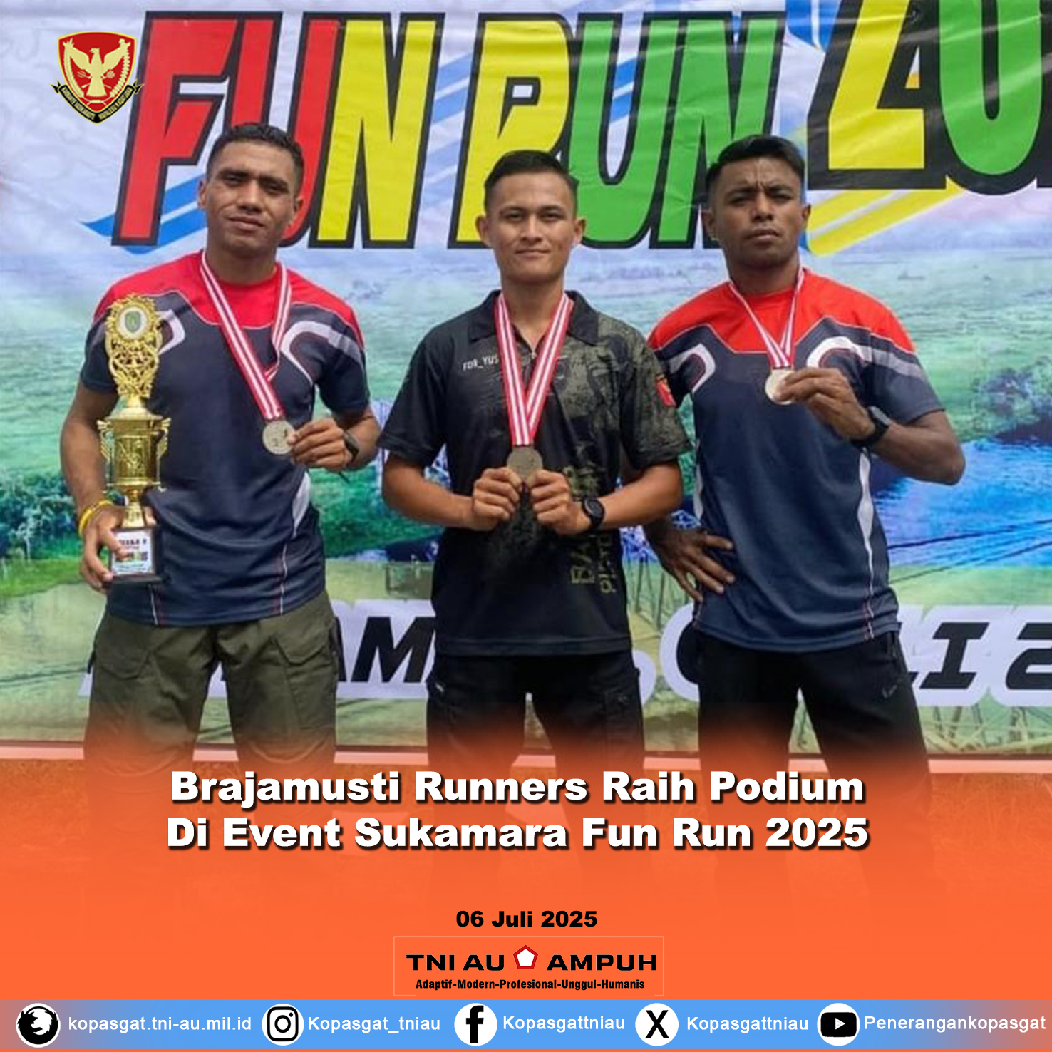 Brajamusti Runners Raih Podium Di Event Sukamara Fun Run 2025
