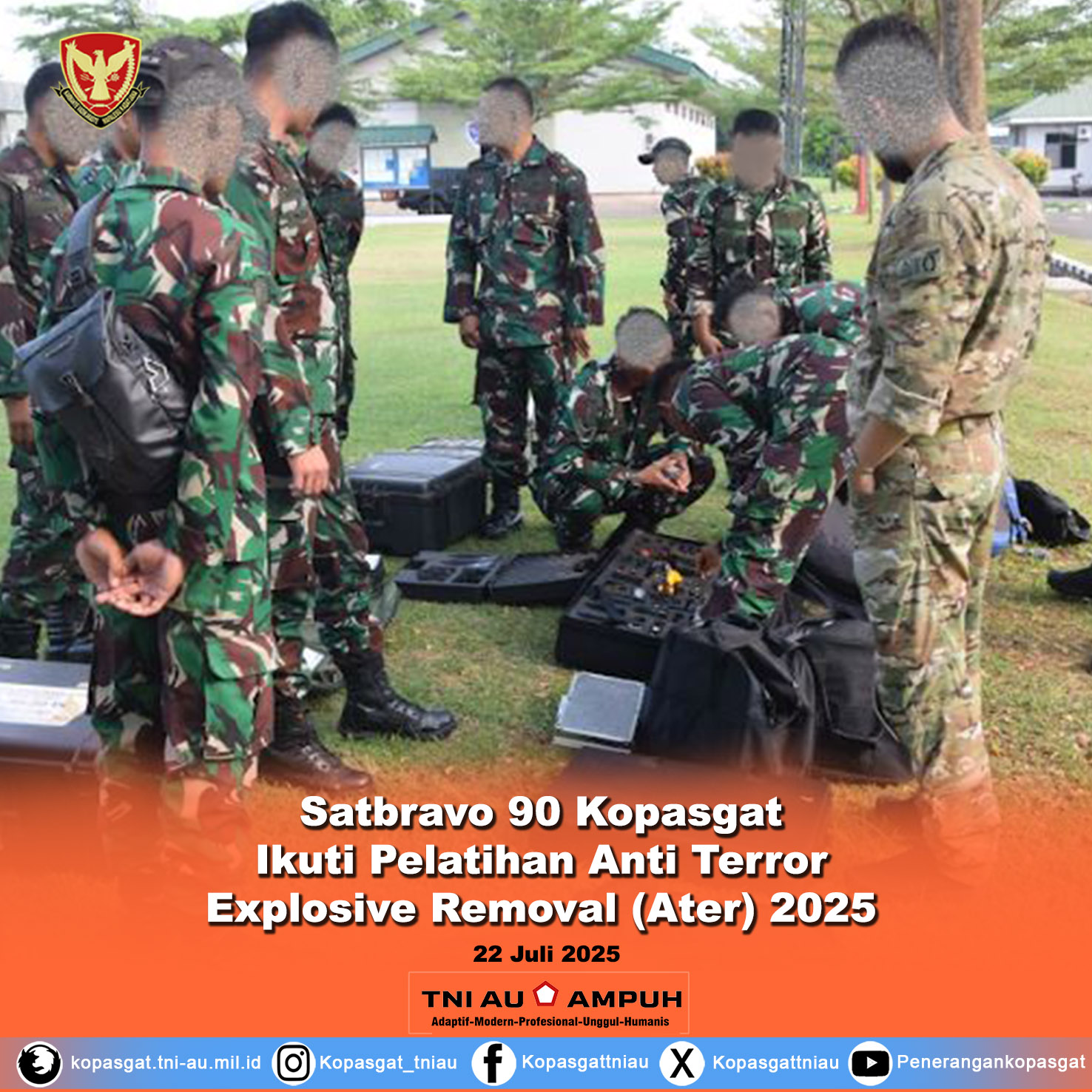 Pelatihan Anti Terror Explosive Removal (Ater) 2025 : Perkuat Kemampuan Penanganan Ancaman Terorisme Dan Bahan Peledak