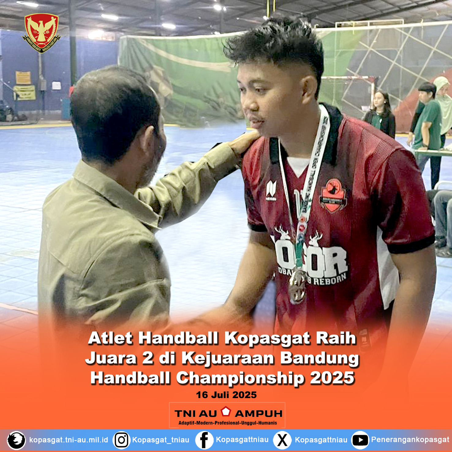 Atlet Handball Kopasgat Raih Juara 2 di Kejuaraan Bandung Handball Championship 2025