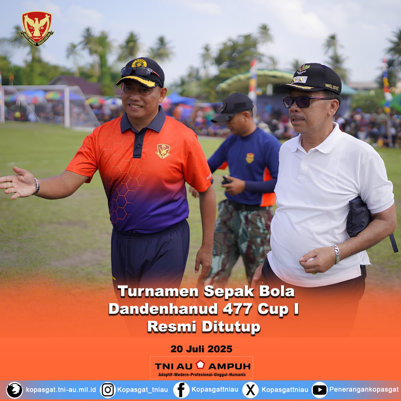 Sukses ! Turnamen Sepak Bola Dandeanhanud 477 Cup I Resmi Ditutup, Tanjung FC Raih Juara Pertama